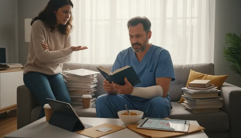Illustration of doctors make the worst patients: doctors often ignore their own health advice