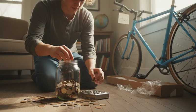 Illustration of saver: A person who saves money or resources.