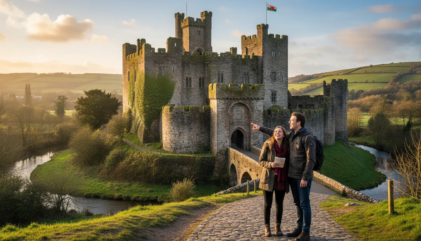 Иллюстрация Glamorgan: A historic county in Wales.