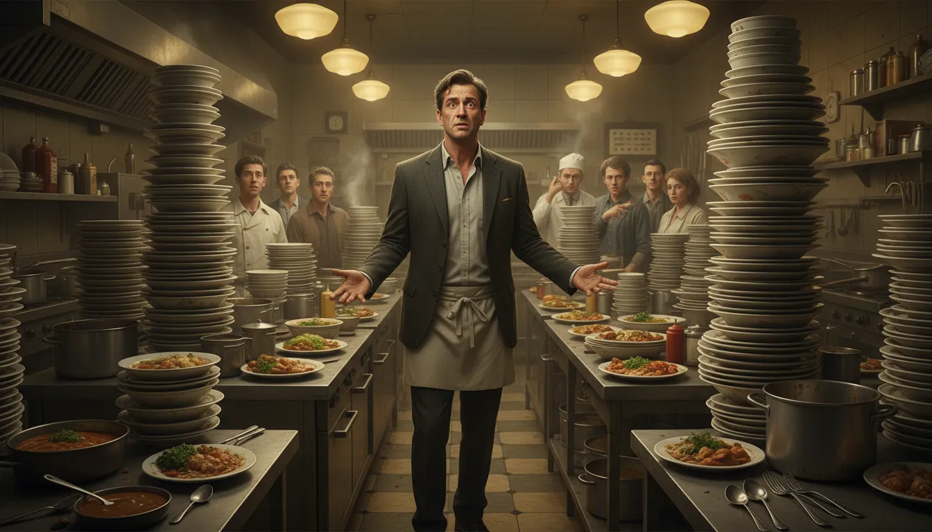 Illustrazione di more than someone has had hot dinners: more than one can count or imagine