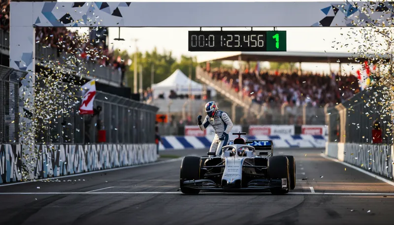 Illustration of racer: A person who competes in races, usually vehicles.