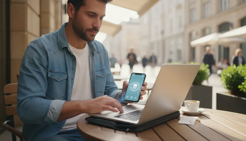 Illustration of btc: A digital currency for online transactions.
