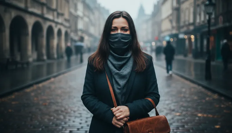 Illustration of mask: to conceal or hide one's true self