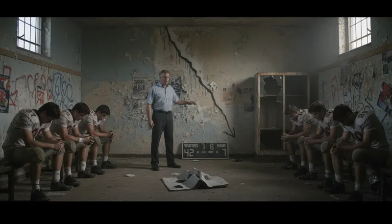 Illustration of the writing is on the wall: signs of inevitable failure