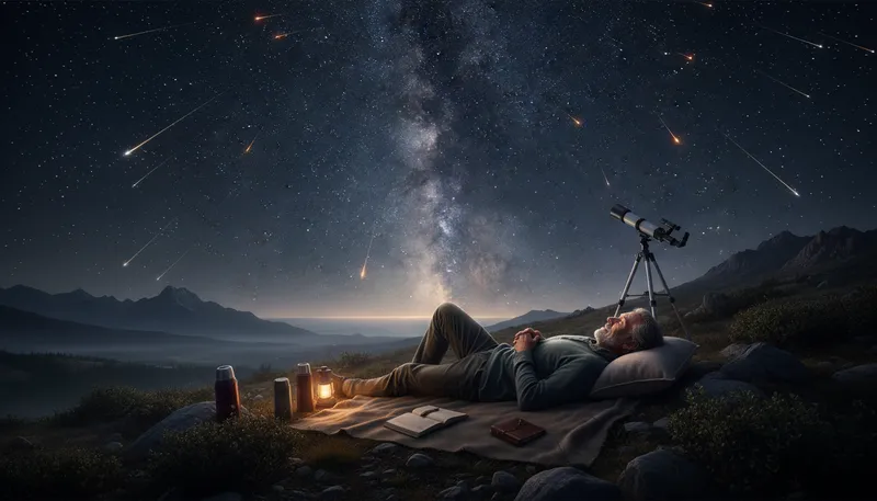 Illustration of leonid: A name often associated with meteors or a saint.