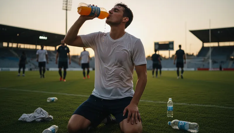 Illustration of gatorade: A sports drink used for hydration and energy.