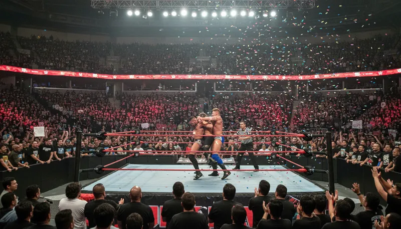 Illustration of tna: Total Nonstop Action, a wrestling promotion.