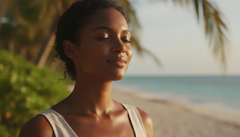 Illustration of melanin: Pigment that gives skin its color.