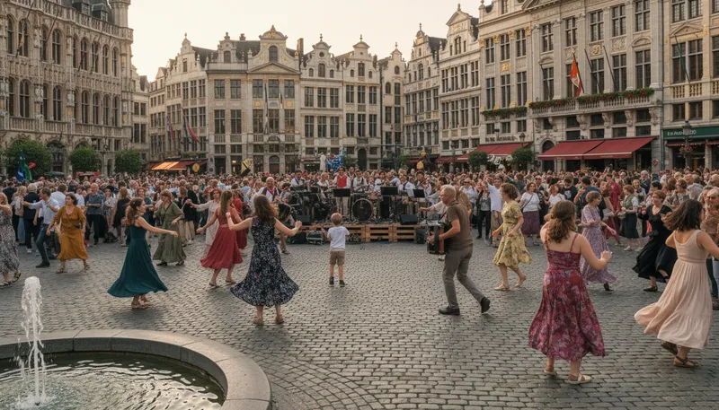Illustration of belgians: People from Belgium, known for chocolate and waffles.