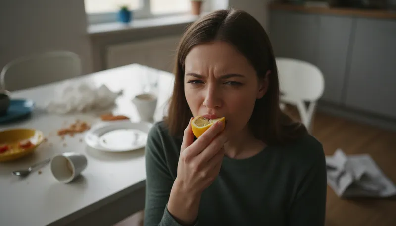Illustration of bad taste in one's mouth: A lingering feeling of disappointment.