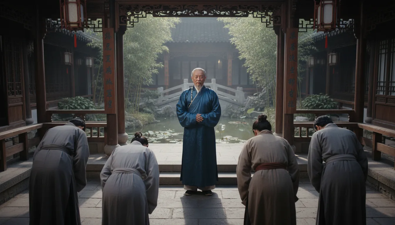 “tzu” kelimesinin çizimi: a Chinese title of respect meaning master