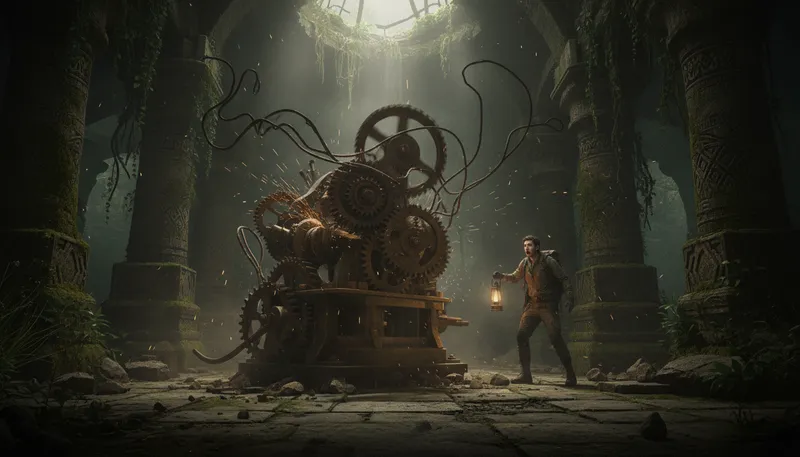 Illustration of machina: A machine or device, often complex.
