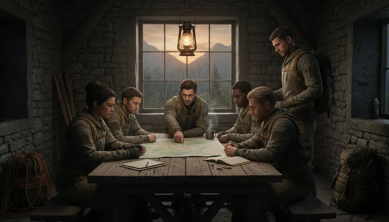 Illustration of squad: a unit in military or police operations