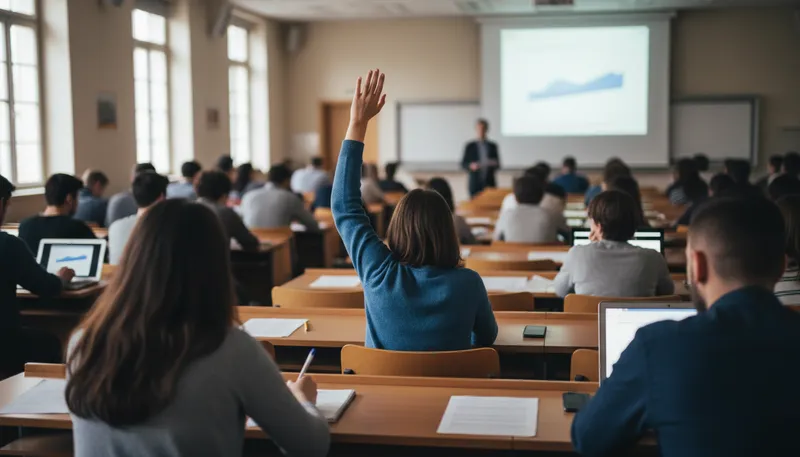 Illustration of attendee: A person who attends an event.