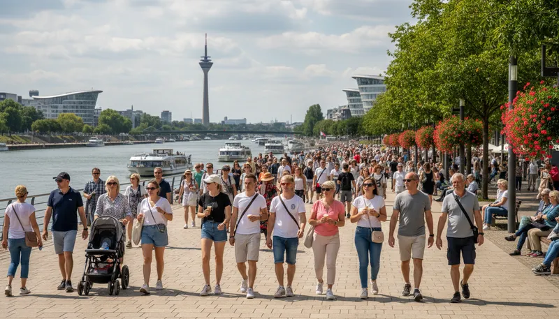 Illustration of düsseldorf: A city in Germany known for art.