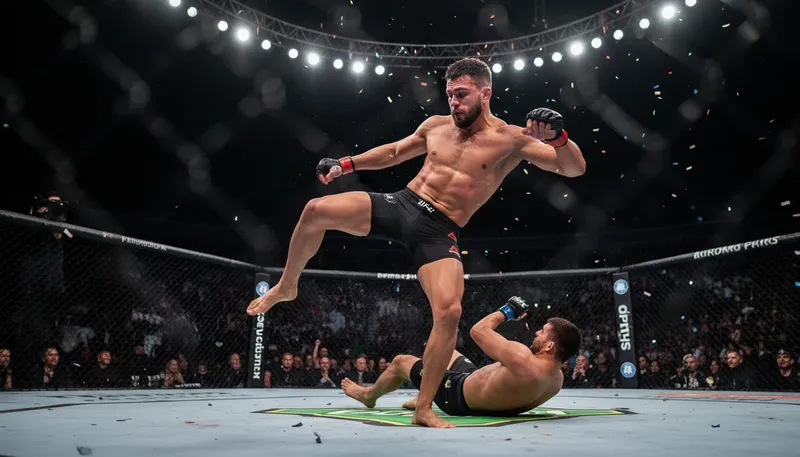 Illustration of whoop ass: To attack or defeat someone decisively.