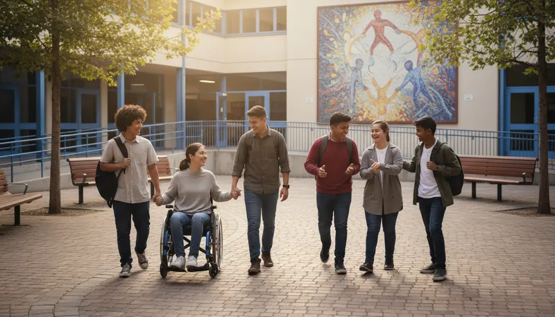 Illustration of inclusion: the act of including or being included