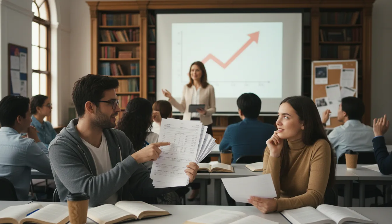 Illustration of meritocracy: A system where people gain power or success based on their ability.