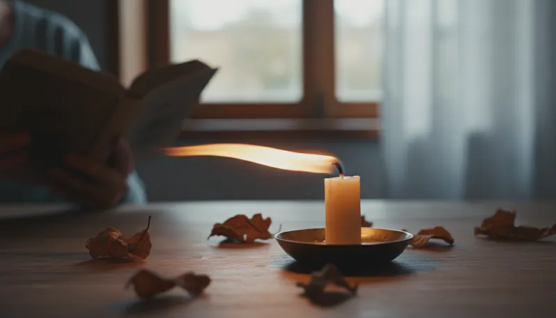Illustration of flame: The visible, hot part of a fire.