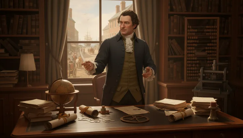 Illustration of gallatin: historical figure known for his contributions