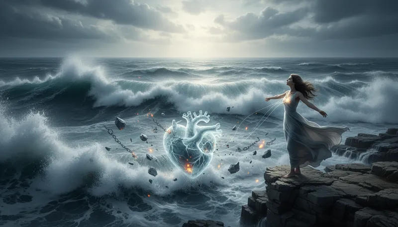 Illustration of conceit: an extended metaphor comparing two unlike things