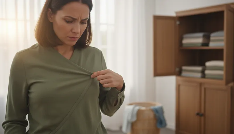 Illustration of wrinkle: A small line or fold in fabric or skin.