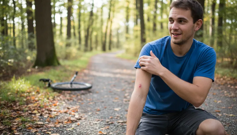 Illustration of no great scratch: not a serious problem or injury