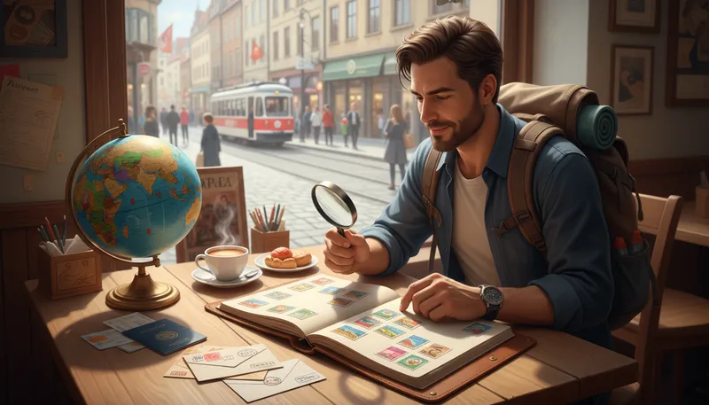 Illustration of collect: To gather items from different places or sources.