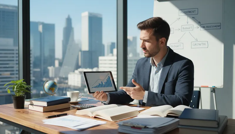 Illustration of finance: the study of financial systems