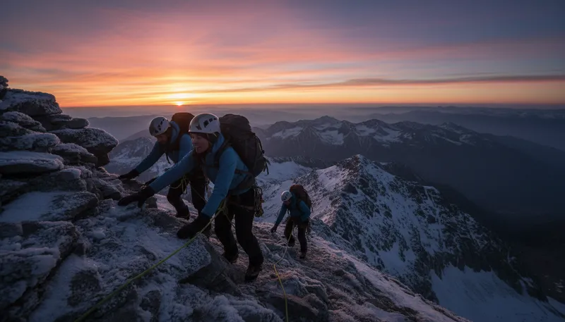 Illustration of top out: to reach the highest point