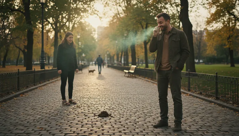 Illustration of smell what someone is stepping in: To understand someone's situation or problem.