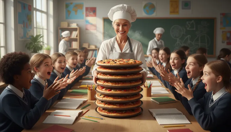 Illustration of my very educated mother just served us nine pizzas: a mnemonic for remembering the solar system