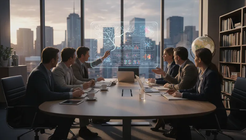 Illustration of panel: A flat board often used for discussion or display.