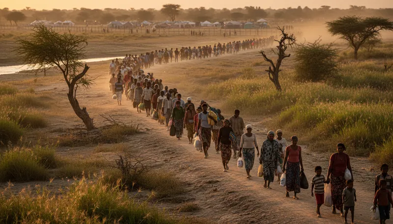 Illustration of rohingya: An ethnic group from Myanmar, facing persecution.