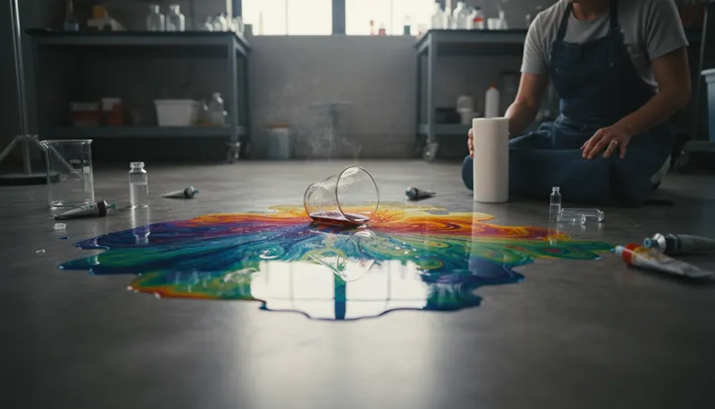 Illustration of fluid: A substance that flows easily, like liquid.