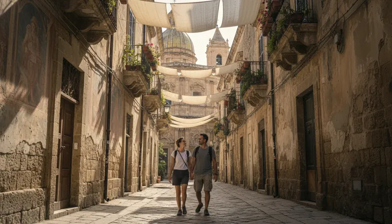 Illustration of palermo: A city in Italy, known for its history.