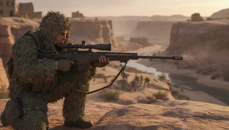 Illustration of awp: A powerful sniper rifle used in games.