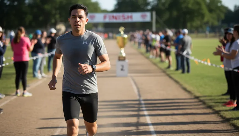 Illustration of eyes on the prize: Focus on achieving a goal.