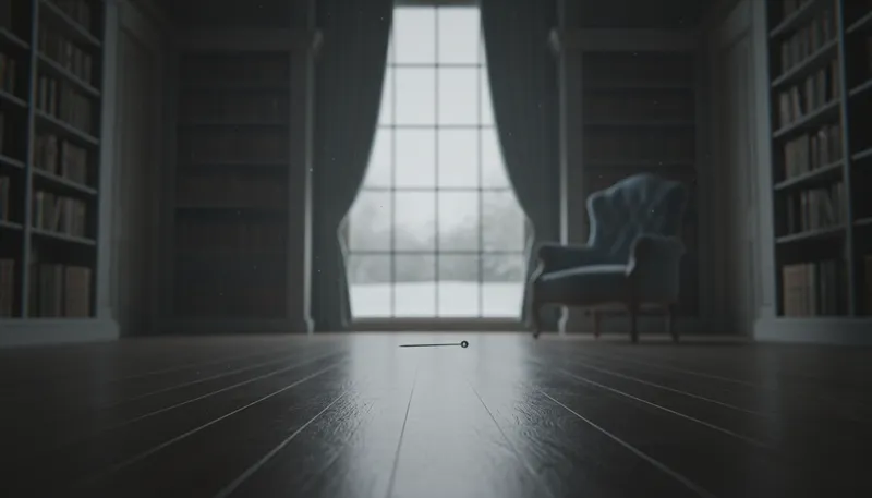 Illustration of so quiet one could hear a pin drop: silence so profound that even small sounds are noticeable.