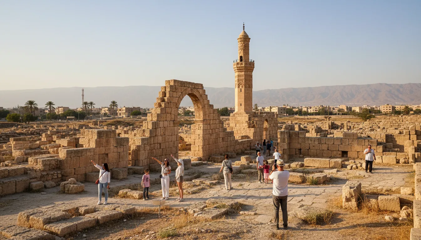Ilustrasi Raqqa: City in Syria known for its historical significance.