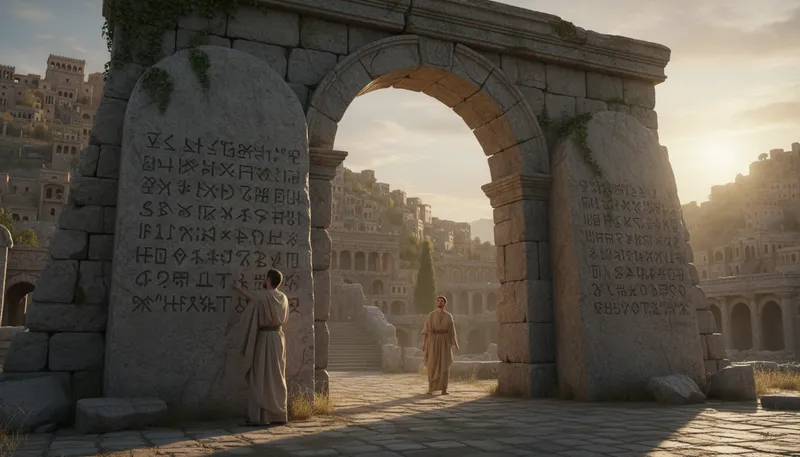 Illustration of carved in stone: fixed and unchangeable; permanent.