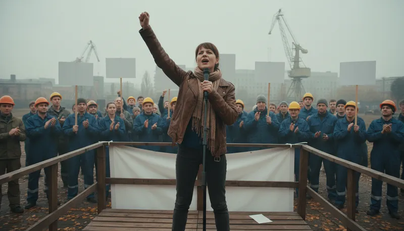 Illustration of unionist: A person supporting union or collective agreement.