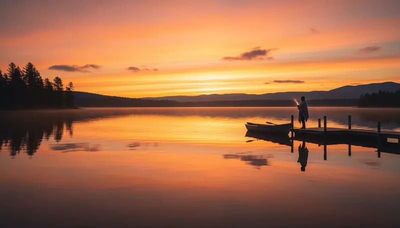 Illustration of daybreak: The time when daylight first appears.