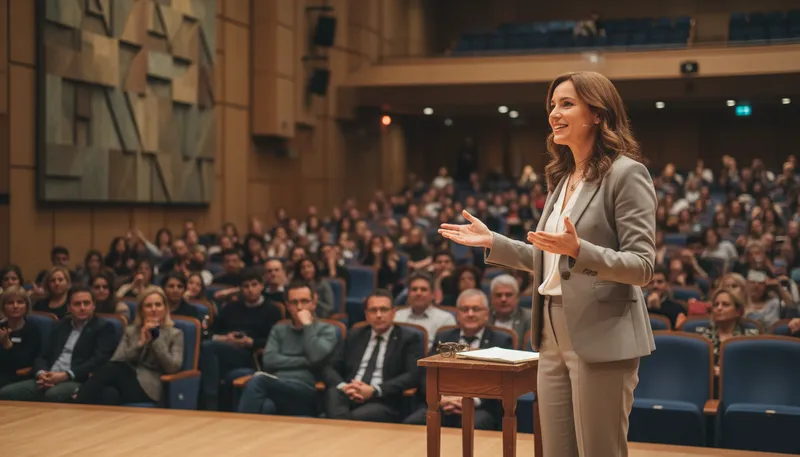 Illustration of eloquence: Fluent and persuasive speaking or writing.