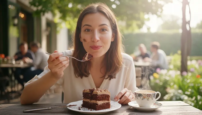 Illustration of mmmm: A sound expressing enjoyment, often related to food.