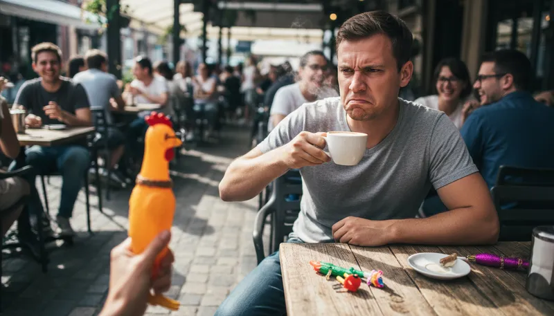 Illustration of straight man: the serious character in a comedy duo