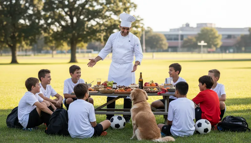 Illustration of every good boy deserves food: A saying about providing for good boys.