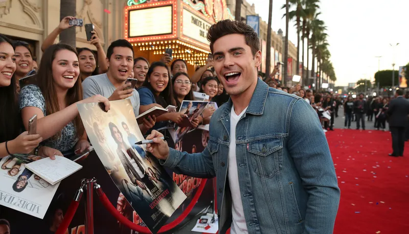 Illustration of efron: A surname, often associated with celebrities.