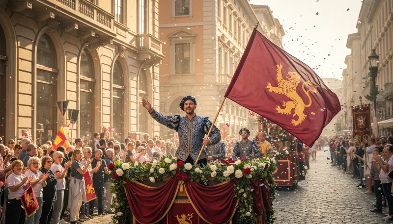 Illustration of royalist: A supporter of a monarchy or royal family.