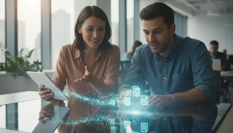 Illustration of electronically: In a way that involves electronic devices.